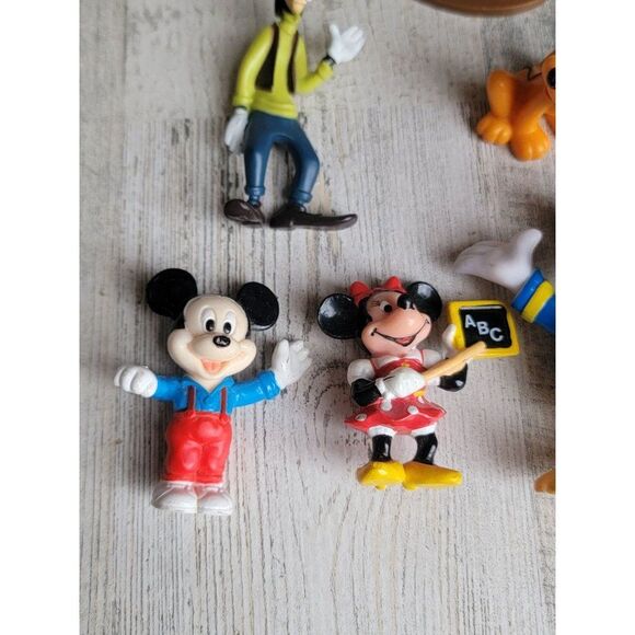 Minnie Mouse school teacher Donald Duck Goofy Pluto shovel set play figure toy P - Picture 3 of 10